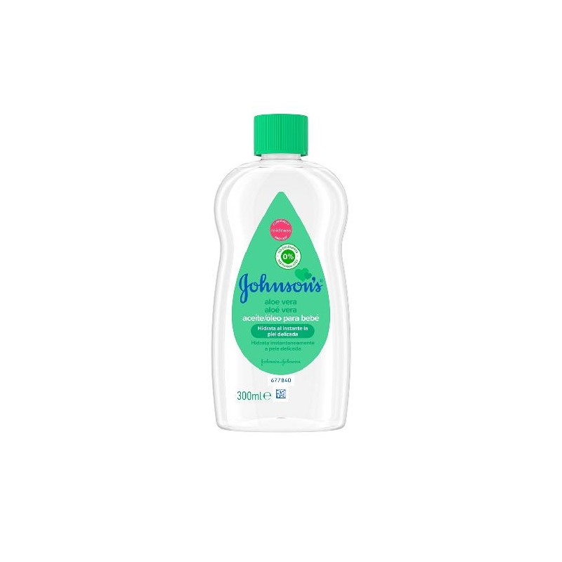 JOHNSON BABY OLEO 300ML  ALOE VERA  (24