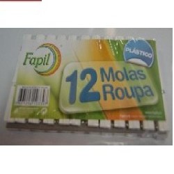 FPL MOLAS DE PLASTICOS P/ ROUPA 12UN (72