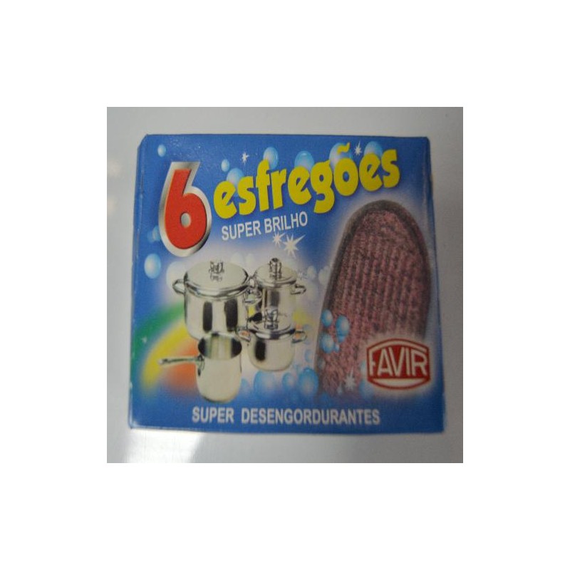 FAVIR ESFREGAO REGULAR 6 UNID.(60)