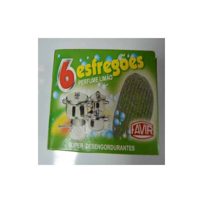 FAVIR ESFREGAO LIMAO 6 UNID.(60)