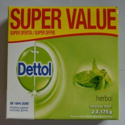 RK DETTOL SABONETE PACK 2X175GR HERBAL (