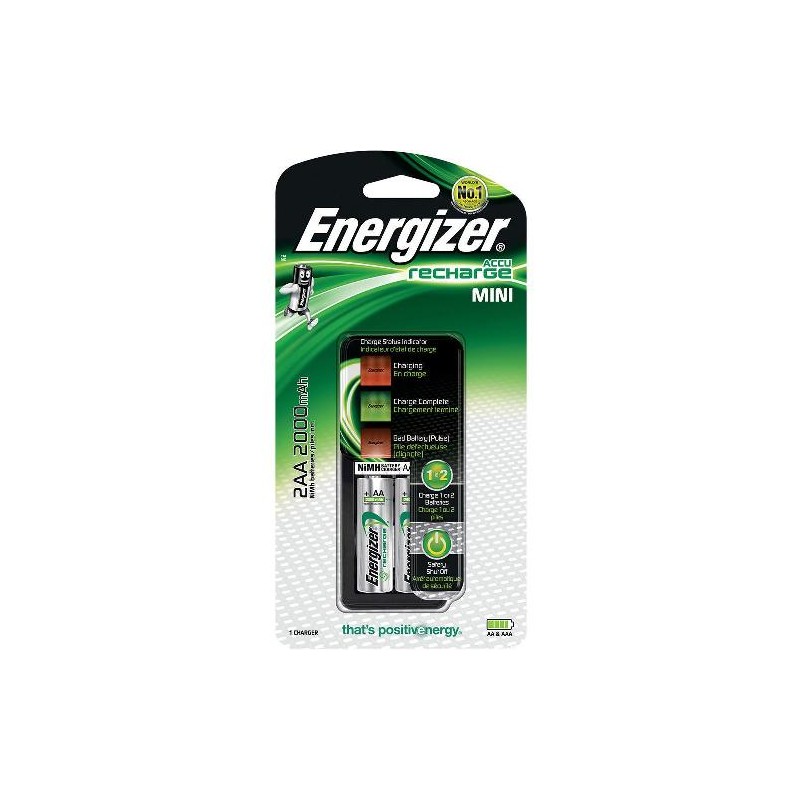 ENERGIZER CARREGADOR MINI 2 PILHA AA 200