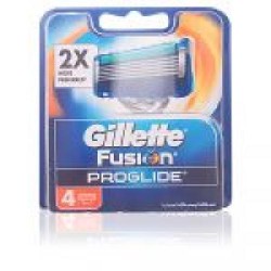 GILLETTE FUSION PROGLIDE NORM RECRG.C/4