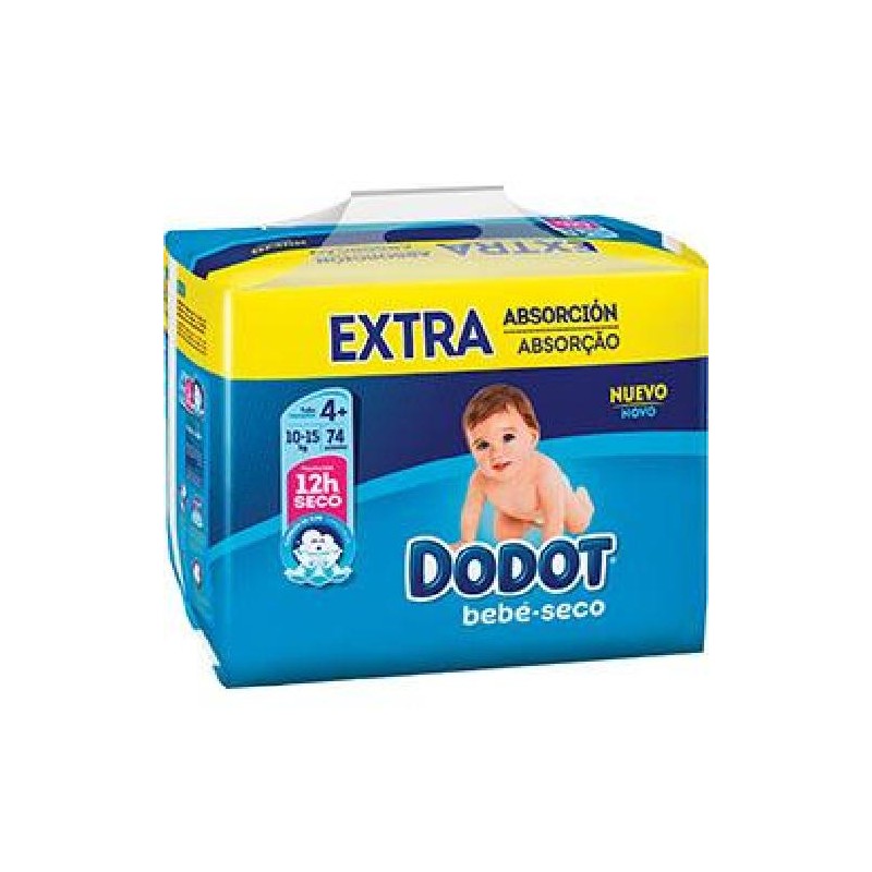 DODOT FRALDAS DESCART. T4 10-15KG  74UN