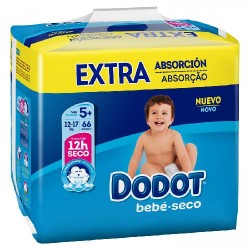 DODOT FRALDAS DESCART. T5+  12-17KG  66U