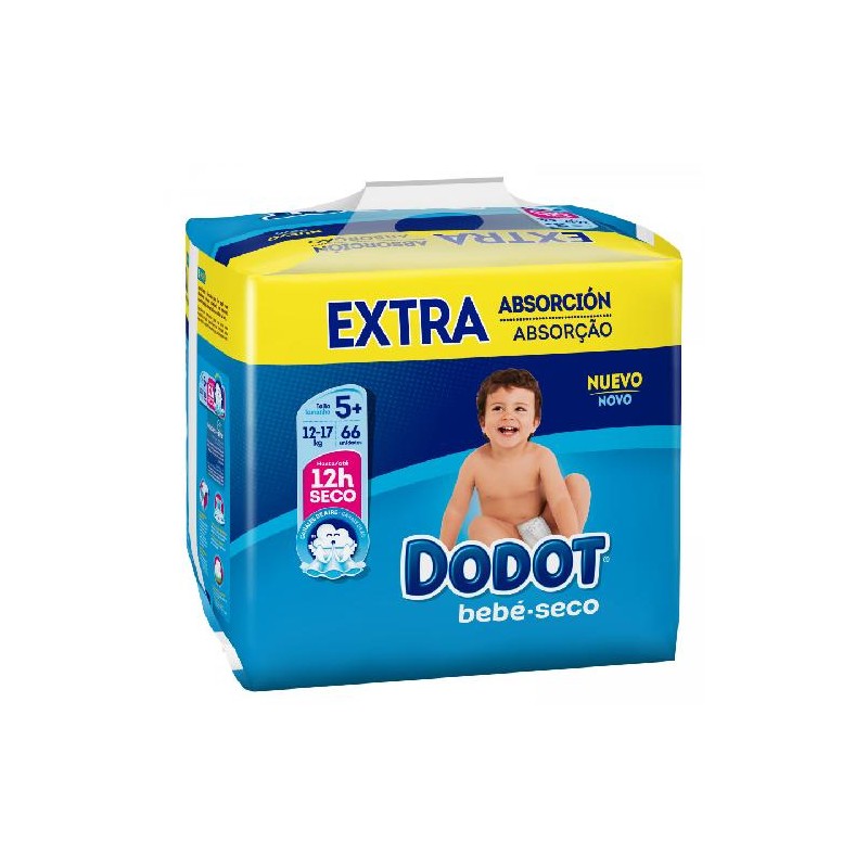 DODOT FRALDAS DESCART. T5+  12-17KG  66U