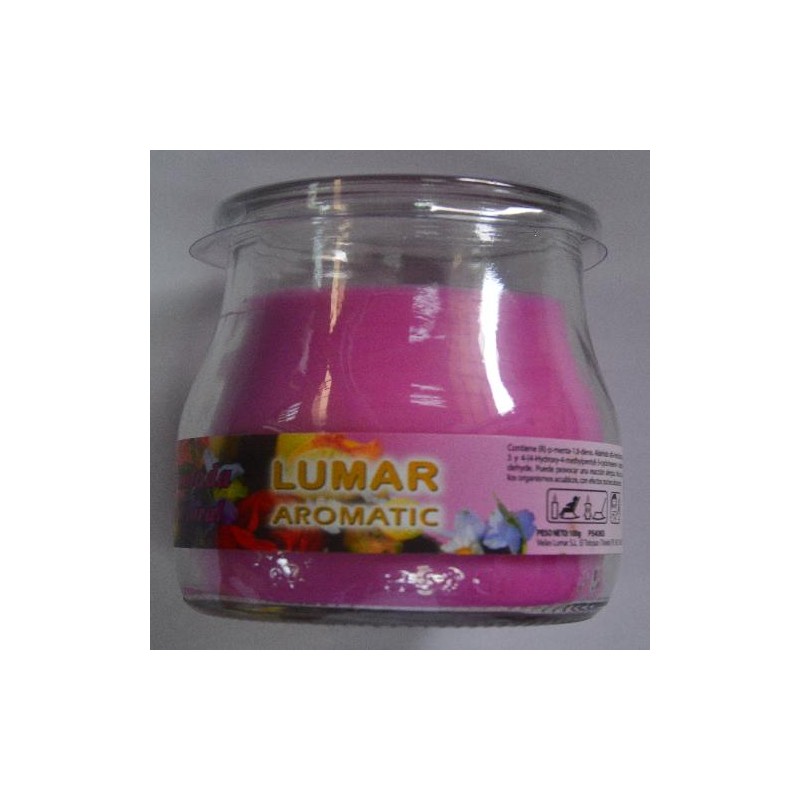 LUMAR VELAS COPO PERF. YOGURT FLORAL (12
