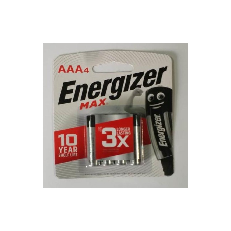 ENERGIZER MAX AAA BL 4UN  E92BP4(20)