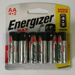 ENERGIZER MAX AA BL 4+2UN  E91BP6(12)
