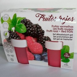 AR AMBIENTADOR GEL 140GR X2 F.VERMELHOS 