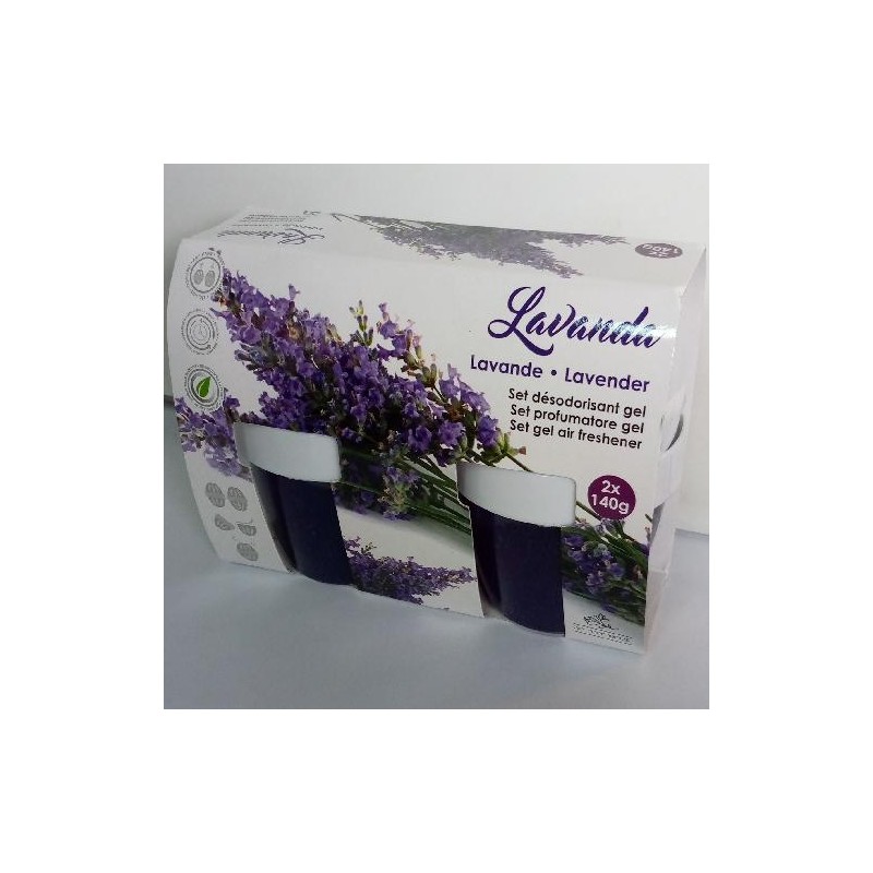 AR AMBIENTADOR GEL 140GR X2 LAVANDA (24)