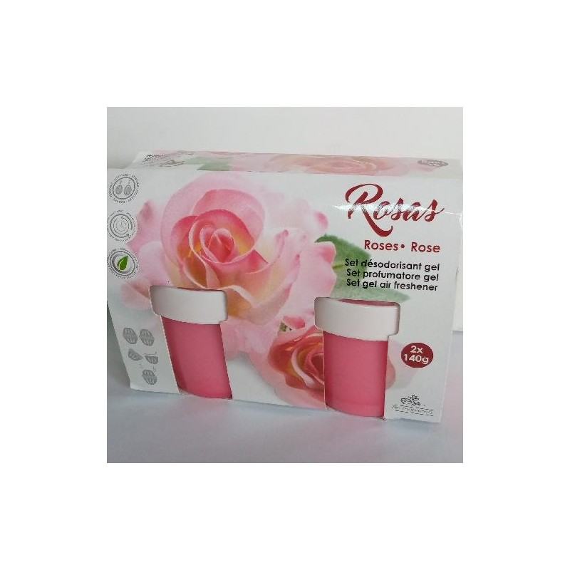 AR AMBIENTADOR GEL 140GR X2 ROSAS (24)