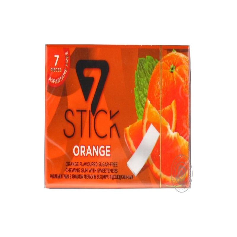 7 STICK PASTILHA 7PCS. ORANGE (24)