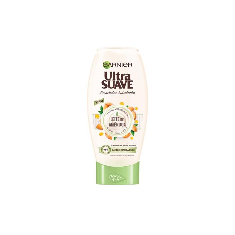 U.SUAVE AMAC. LEITE AMENDOA 200ML (12)