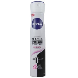 NIVEA DEO SPRAY 200ML BLACK&WHITE (12)