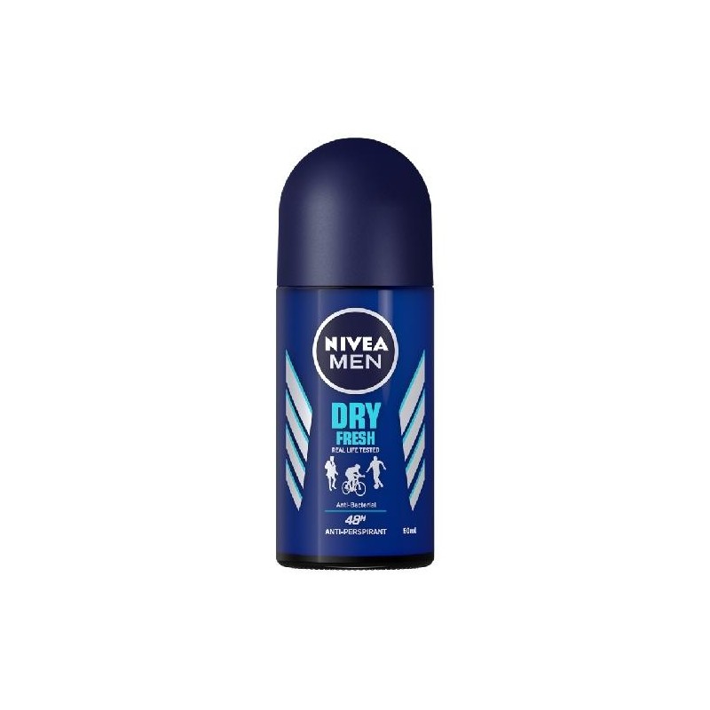 NIVEA ROLL ON 50ML MEN DRY FRESH (12)