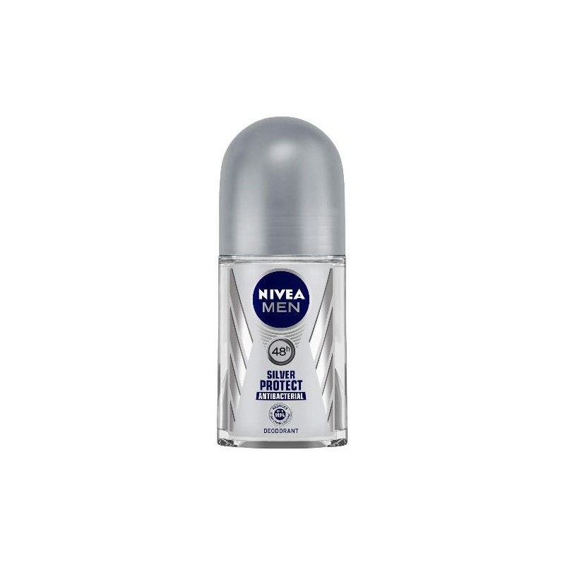 NIVEA ROLL ON 50ML MEN SILVER (12)